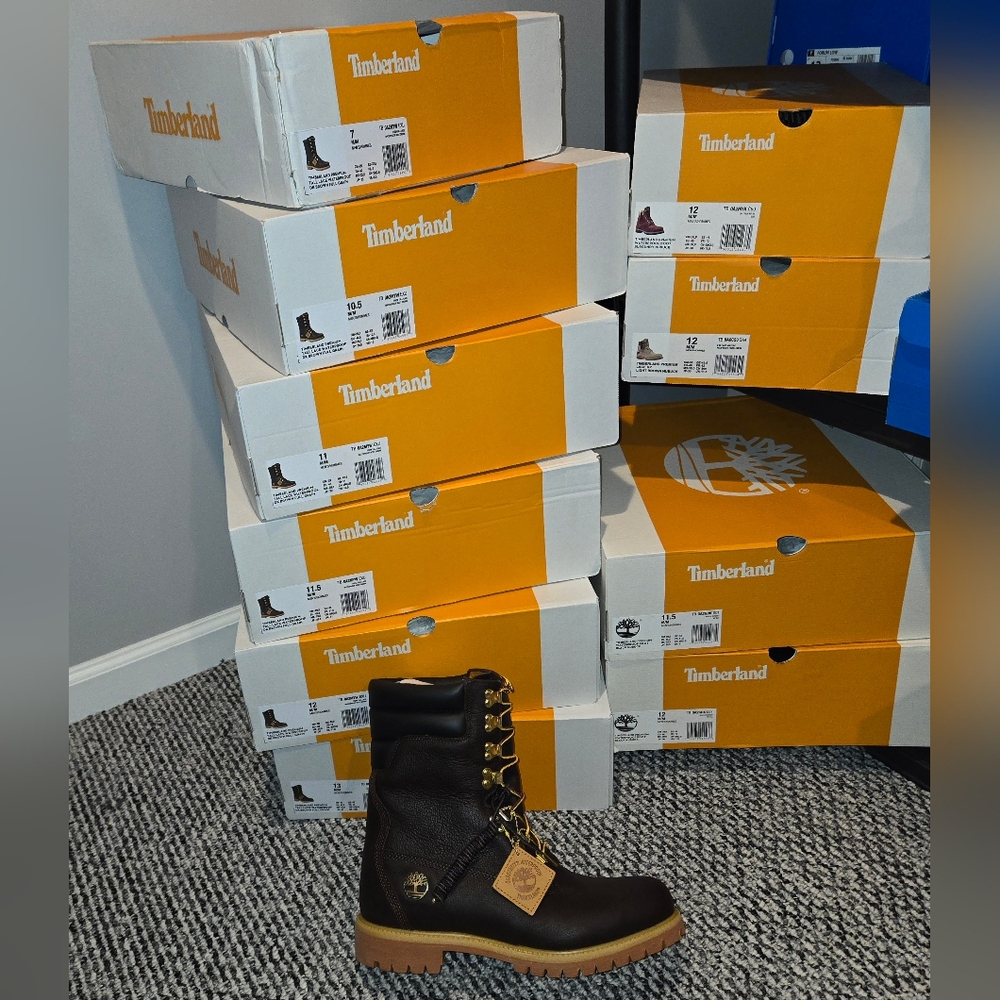 SOLD!! NEW-Size 11.5-Mens Timberland Premium 40 Below Waterproof Boots-Espresso